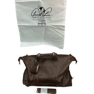 Barrington Brown Pebbled Leather Duffel Bag – Arnold Palmer Invitational